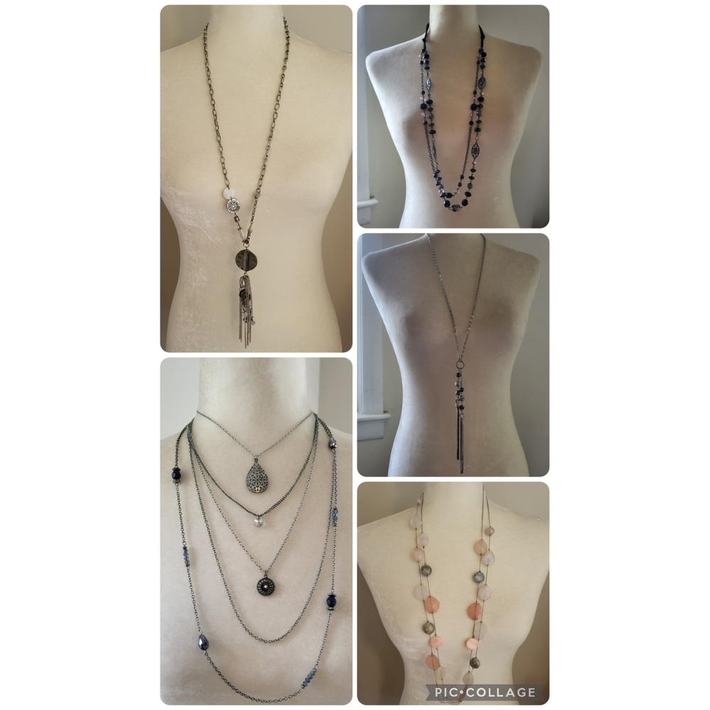 Bundle NY & Co Necklaces‎ 5 Total Statement